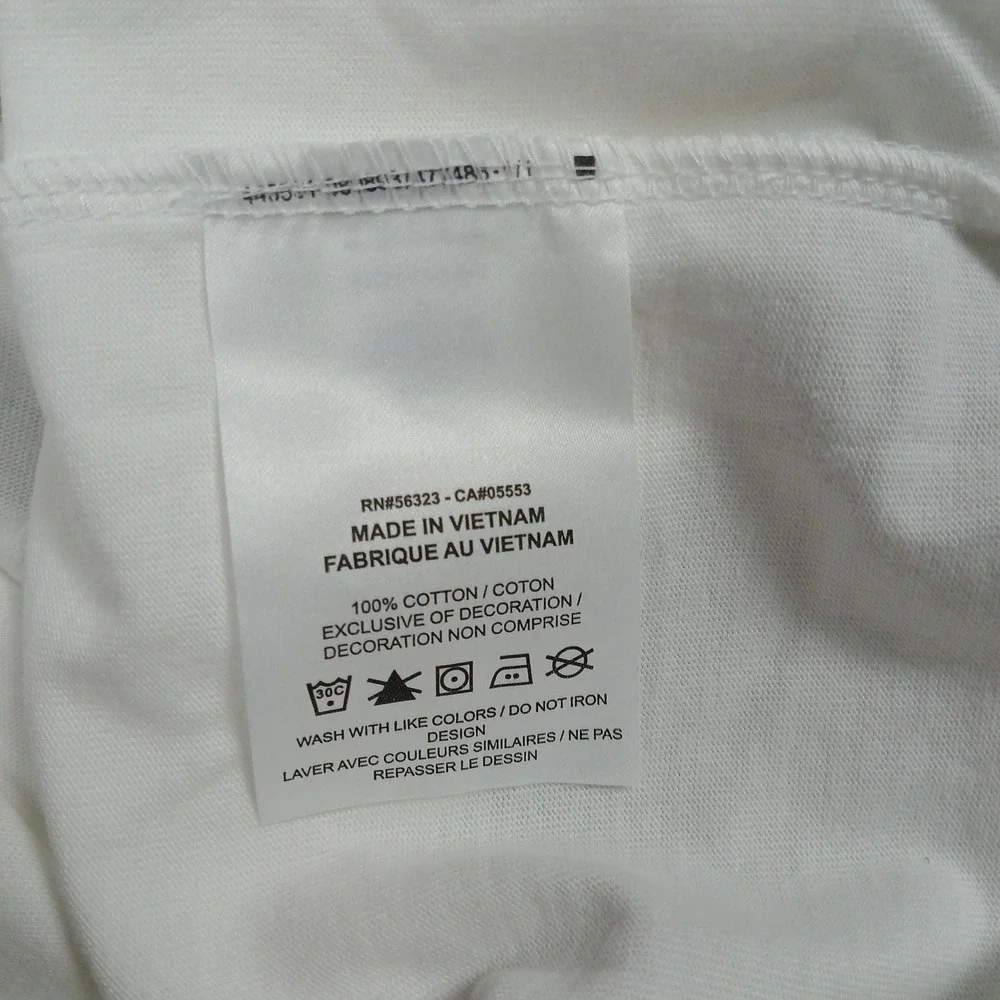 NWT Nike Shirt Kid's Size Large White Rainbow Just Do It Sportswear Cotton Tee‎
